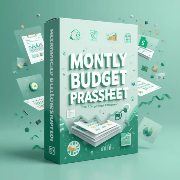 Monthly Budget Spreadsheet Monthly Budget Template